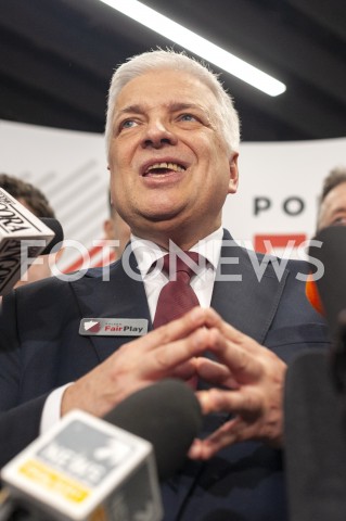  02.03.2019 WARSZAWA<br />
KONWENCJA ZALOZYCIELSKA PARTII POLSKA FAIRPLAY<br />
N/Z ROBERT GWIAZDOWSKI<br />
 