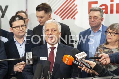  02.03.2019 WARSZAWA<br />
KONWENCJA ZALOZYCIELSKA PARTII POLSKA FAIRPLAY<br />
N/Z ROBERT GWIAZDOWSKI<br />
 