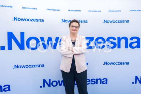  02.03.2019 WARSZAWA<br />
KONFERENCJA PRASOWA PO RADZIE KRAJOWEJ NOWOCZESNEJ<br />
N/Z KATARZYNA LUBNAUER<br />
 