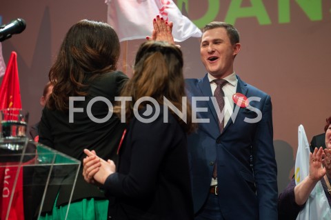  03.03.2019 GDANSK<br />
WIECZOR WYBORCZY ALEKSANDRY DULKIEWICZ W GDANSKU<br />
N/Z ALEKSANDRA DULKIEWICZ PIOTR GRZELAK<br />
 