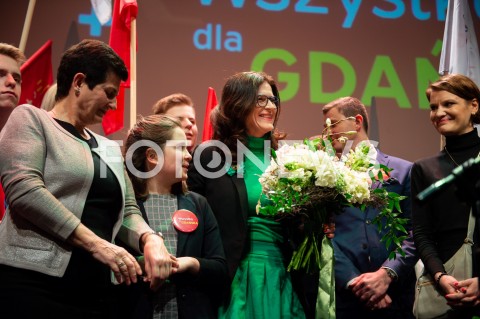  03.03.2019 GDANSK<br />
WIECZOR WYBORCZY ALEKSANDRY DULKIEWICZ W GDANSKU<br />
N/Z ALEKSANDRA DULKIEWICZ<br />
 