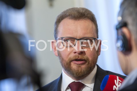  04.03.2019 WARSZAWA<br />
KONFERENCJA W MINISTERSTWIE ZDROWIA<br />
N/Z LUKASZ SZUMOWSKI<br />
 