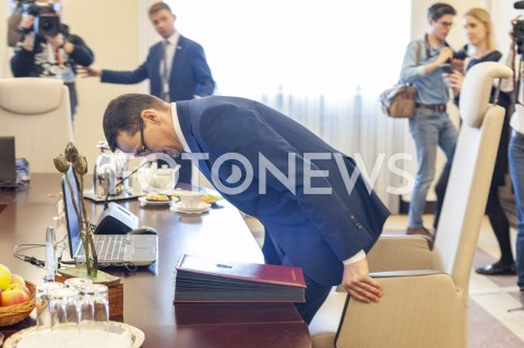  05.03.2019 WARSZAWA SEJM<br />
POSIEDZENIE RADY MINISTROW<br />
POSIEDZENIE RZADU<br />
N/Z PREMIER MATEUSZ MORAWIECKI<br />
 