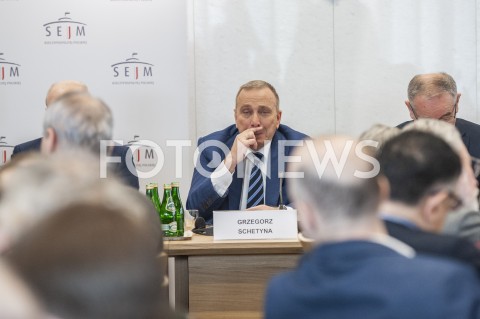  06.03.2019 WARSZAWA SEJM<br />
FORUM BEZPIECZENSTWA<br />
20 LAT W SOJUSZU POLNOCNOATLANTYCKIM NATO<br />
N/Z GRZEGORZ SCHETYNA<br />
 