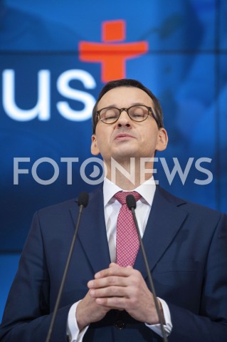  07.03.2019 WARSZAWA<br />
KONFERENCJA EMERYTURA PLUS<br />
N/Z PREMIER MATEUSZ MORAWIECKI<br />
 