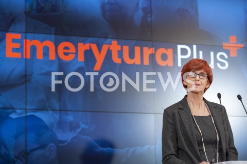 Konferencja na temat rządowego programu "Emerytura Plus" w Warszawie