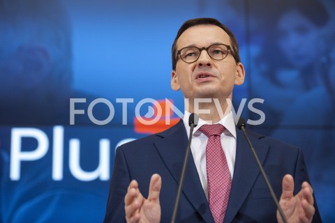  07.03.2019 WARSZAWA<br />
KONFERENCJA EMERYTURA PLUS<br />
N/Z PREMIER MATEUSZ MORAWIECKI<br />
 