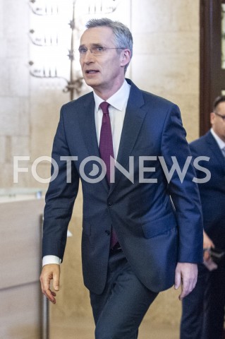  07.03.2019 WARSZAWA<br />
SPOTKANIE PREMIERA Z SEKRETARZEM GENERALNYM NATO<br />
N/Z JENS STOLTENBERG<br />
 