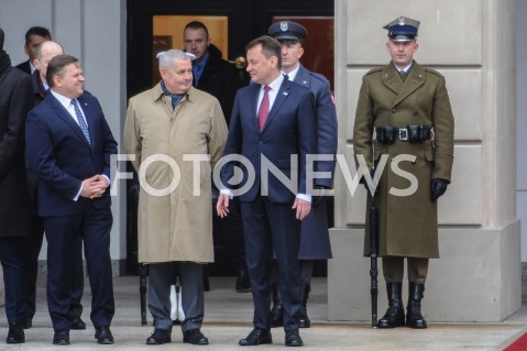  07.03.2019 WARSZAWA <br />
ODPRAWA KADRY KIEROWNICZEJ MON I SIL ZBROJNYCH RP<br />
N/Z MARIUSZ BLASZCZAK WOJCIECH SKURKIEWICZ MAREK LAPINSKI<br />
 