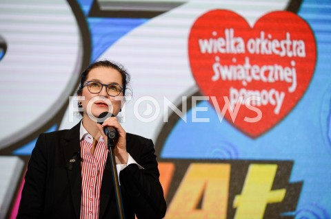  08.03.2019 GDANSK<br />
KONFERENCJA WIELKIEJ ORKIESTRY SWIATECZNEJ POMOCY W GDANSKU<br />
N/Z ALEKSANDRA DULKIEWICZ<br />
 