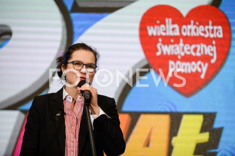  08.03.2019 GDANSK<br />
KONFERENCJA WIELKIEJ ORKIESTRY SWIATECZNEJ POMOCY W GDANSKU<br />
N/Z ALEKSANDRA DULKIEWICZ<br />
 