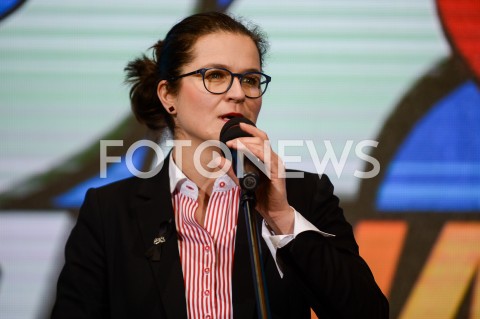  08.03.2019 GDANSK<br />
KONFERENCJA WIELKIEJ ORKIESTRY SWIATECZNEJ POMOCY W GDANSKU<br />
N/Z ALEKSANDRA DULKIEWICZ PORTRET<br />
 