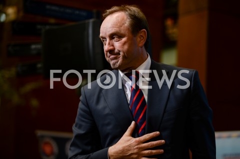  08.03.2019 GDANSK<br />
KONFERENCJA WIELKIEJ ORKIESTRY SWIATECZNEJ POMOCY W GDANSKU<br />
N/Z MIECZYSLAW STRUK PORTRET<br />
 