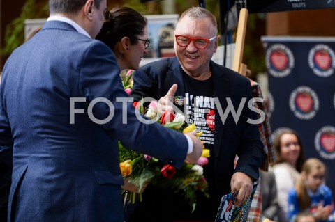  08.03.2019 GDANSK<br />
KONFERENCJA WIELKIEJ ORKIESTRY SWIATECZNEJ POMOCY W GDANSKU<br />
N/Z JUREK JERZY OWSIAK ALEKSANDRA DULKEWICZ<br />
 