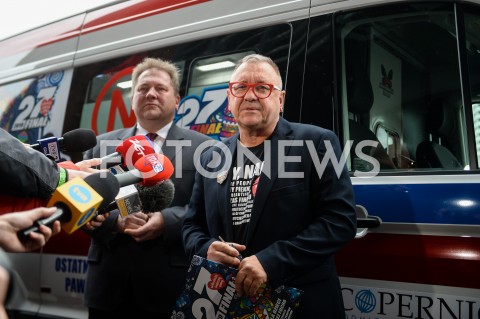  08.03.2019 GDANSK<br />
KONFERENCJA WIELKIEJ ORKIESTRY SWIATECZNEJ POMOCY W GDANSKU<br />
N/Z JERZY OWSIAK<br />
 