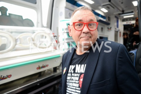  08.03.2019 GDANSK<br />
KONFERENCJA WIELKIEJ ORKIESTRY SWIATECZNEJ POMOCY W GDANSKU<br />
N/Z JERZY OWSIAK PORTRET<br />
 