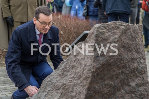  09.03.2019 RZESZOW<br />
ZAPALENIE PRZEZ PREMIERA MATEUSZA MORAWIECKIEGO ZNICZA POD OBELISKIEM ZOLNIERZA POLEGLEGO W AFGANISTANIE<br />
N/Z PREMIER MATEUSZ MORAWIECKI <br />
 