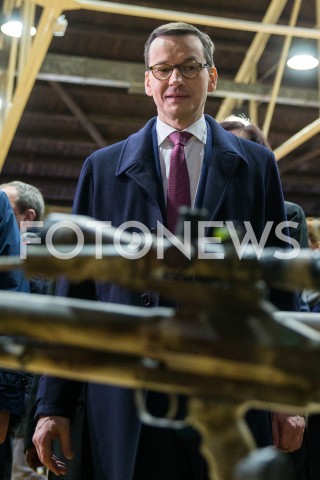  09.03.2019 RZESZOW<br />
PIKNIK Z OKAZJI XX-LECIA WSTAPIENIA POLSKI DO NATO W SIEDZIBIE I BATALIONU STRZELCOW PODHALANSKICH Z UDZIALEM PREMIERA RP <br />
N/Z PREMIER MATEUSZ MORAWIECKI <br />
 