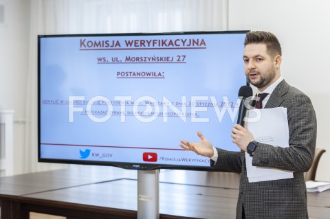 12.03.2019 WARSZAWA<br />
KONFERENCJA KOMISJI WERYFIKACYJNEJ DS REPRYWATYZACJI NIERUCHOMOSCI WARSZAWSKICH<br />
N/Z PATRYK JAKI<br />
 