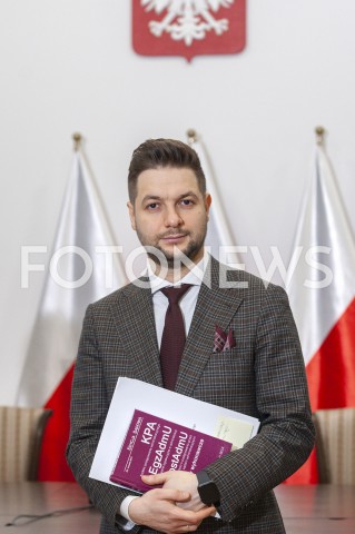  12.03.2019 WARSZAWA<br />
KONFERENCJA KOMISJI WERYFIKACYJNEJ DS REPRYWATYZACJI NIERUCHOMOSCI WARSZAWSKICH<br />
N/Z PATRYK JAKI <br />
 