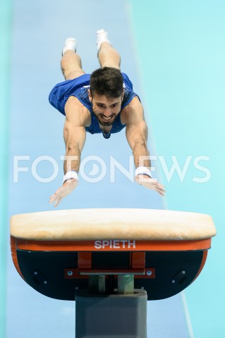  10.04.2019 SZCZECIN<br />
8. MISTRZOSTWA EUROPY W GIMNASTYCE SPORTOWEJ KOBIET I MEZCZYZN<br />
DZIEN 1 - KWALIFIKACJE MEZCZYZN<br />
8th European Championships in Artistic Gymnastics<br />
Day 1 - Men Qualifications<br />
N/Z ANDREY MEDVEDEV<br />
 