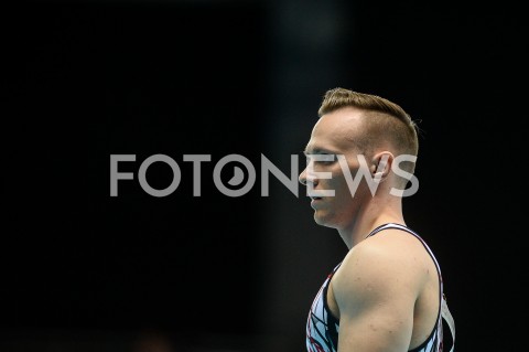  10.04.2019 SZCZECIN<br />
8. MISTRZOSTWA EUROPY W GIMNASTYCE SPORTOWEJ KOBIET I MEZCZYZN<br />
DZIEN 1 - KWALIFIKACJE MEZCZYZN<br />
8th European Championships in Artistic Gymnastics<br />
Day 1 - Men Qualifications<br />
N/Z LUKASZ BORKOWSKI<br />
 