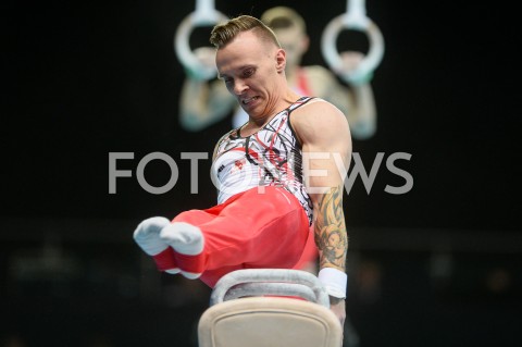  10.04.2019 SZCZECIN<br />
8. MISTRZOSTWA EUROPY W GIMNASTYCE SPORTOWEJ KOBIET I MEZCZYZN<br />
DZIEN 1 - KWALIFIKACJE MEZCZYZN<br />
8th European Championships in Artistic Gymnastics<br />
Day 1 - Men Qualifications<br />
N/Z LUKASZ BORKOWSKI<br />
 