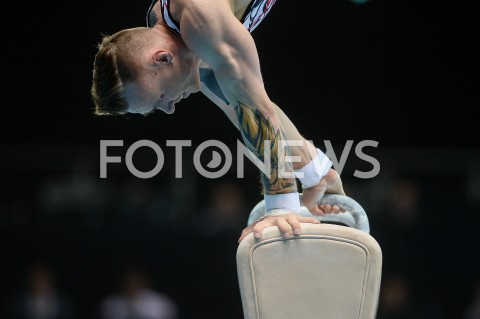  10.04.2019 SZCZECIN<br />
8. MISTRZOSTWA EUROPY W GIMNASTYCE SPORTOWEJ KOBIET I MEZCZYZN<br />
DZIEN 1 - KWALIFIKACJE MEZCZYZN<br />
8th European Championships in Artistic Gymnastics<br />
Day 1 - Men Qualifications<br />
N/Z LUKASZ BORKOWSKI<br />
 