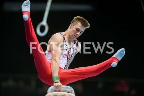  10.04.2019 SZCZECIN<br />
8. MISTRZOSTWA EUROPY W GIMNASTYCE SPORTOWEJ KOBIET I MEZCZYZN<br />
DZIEN 1 - KWALIFIKACJE MEZCZYZN<br />
8th European Championships in Artistic Gymnastics<br />
Day 1 - Men Qualifications<br />
N/Z PIOTR WIECZOREK<br />
 