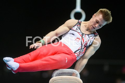  10.04.2019 SZCZECIN<br />
8. MISTRZOSTWA EUROPY W GIMNASTYCE SPORTOWEJ KOBIET I MEZCZYZN<br />
DZIEN 1 - KWALIFIKACJE MEZCZYZN<br />
8th European Championships in Artistic Gymnastics<br />
Day 1 - Men Qualifications<br />
N/Z PIOTR WIECZOREK<br />
 