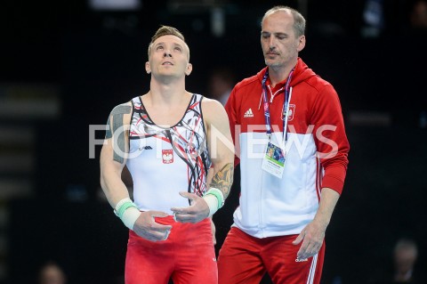  10.04.2019 SZCZECIN<br />
8. MISTRZOSTWA EUROPY W GIMNASTYCE SPORTOWEJ KOBIET I MEZCZYZN<br />
DZIEN 1 - KWALIFIKACJE MEZCZYZN<br />
8th European Championships in Artistic Gymnastics<br />
Day 1 - Men Qualifications<br />
N/Z LUKASZ BORKOWSKI PIOTR MIKOLAJEK<br />
 