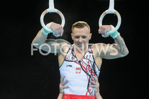  10.04.2019 SZCZECIN<br />
8. MISTRZOSTWA EUROPY W GIMNASTYCE SPORTOWEJ KOBIET I MEZCZYZN<br />
DZIEN 1 - KWALIFIKACJE MEZCZYZN<br />
8th European Championships in Artistic Gymnastics<br />
Day 1 - Men Qualifications<br />
N/Z LUKASZ BORKOWSKI<br />
 