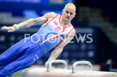  10.04.2019 SZCZECIN<br />
8. MISTRZOSTWA EUROPY W GIMNASTYCE SPORTOWEJ KOBIET I MEZCZYZN<br />
DZIEN 1 - KWALIFIKACJE MEZCZYZN<br />
8th European Championships in Artistic Gymnastics<br />
Day 1 - Men Qualifications<br />
N/Z FILIP UDE<br />
 