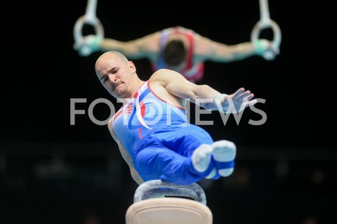  10.04.2019 SZCZECIN<br />
8. MISTRZOSTWA EUROPY W GIMNASTYCE SPORTOWEJ KOBIET I MEZCZYZN<br />
DZIEN 1 - KWALIFIKACJE MEZCZYZN<br />
8th European Championships in Artistic Gymnastics<br />
Day 1 - Men Qualifications<br />
N/Z FILIP UDE<br />
 