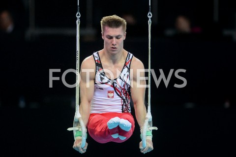  10.04.2019 SZCZECIN<br />
8. MISTRZOSTWA EUROPY W GIMNASTYCE SPORTOWEJ KOBIET I MEZCZYZN<br />
DZIEN 1 - KWALIFIKACJE MEZCZYZN<br />
8th European Championships in Artistic Gymnastics<br />
Day 1 - Men Qualifications<br />
N/Z PIOTR WIECZOREK<br />
 