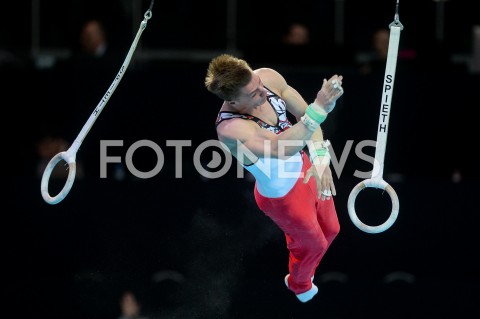  10.04.2019 SZCZECIN<br />
8. MISTRZOSTWA EUROPY W GIMNASTYCE SPORTOWEJ KOBIET I MEZCZYZN<br />
DZIEN 1 - KWALIFIKACJE MEZCZYZN<br />
8th European Championships in Artistic Gymnastics<br />
Day 1 - Men Qualifications<br />
N/Z PIOTR WIECZOREK<br />
 