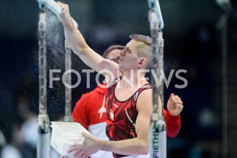  10.04.2019 SZCZECIN<br />
8. MISTRZOSTWA EUROPY W GIMNASTYCE SPORTOWEJ KOBIET I MEZCZYZN<br />
DZIEN 1 - KWALIFIKACJE MEZCZYZN<br />
8th European Championships in Artistic Gymnastics<br />
Day 1 - Men Qualifications<br />
N/Z ROMAN KULESZA<br />
 