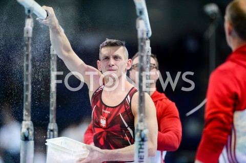  10.04.2019 SZCZECIN<br />
8. MISTRZOSTWA EUROPY W GIMNASTYCE SPORTOWEJ KOBIET I MEZCZYZN<br />
DZIEN 1 - KWALIFIKACJE MEZCZYZN<br />
8th European Championships in Artistic Gymnastics<br />
Day 1 - Men Qualifications<br />
N/Z ROMAN KULESZA<br />
 