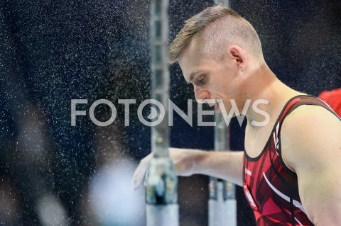  10.04.2019 SZCZECIN<br />
8. MISTRZOSTWA EUROPY W GIMNASTYCE SPORTOWEJ KOBIET I MEZCZYZN<br />
DZIEN 1 - KWALIFIKACJE MEZCZYZN<br />
8th European Championships in Artistic Gymnastics<br />
Day 1 - Men Qualifications<br />
N/Z ROMAN KULESZA<br />
 