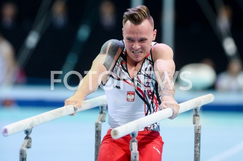  10.04.2019 SZCZECIN<br />
8. MISTRZOSTWA EUROPY W GIMNASTYCE SPORTOWEJ KOBIET I MEZCZYZN<br />
DZIEN 1 - KWALIFIKACJE MEZCZYZN<br />
8th European Championships in Artistic Gymnastics<br />
Day 1 - Men Qualifications<br />
N/Z LUKASZ BORKOWSKI<br />
 