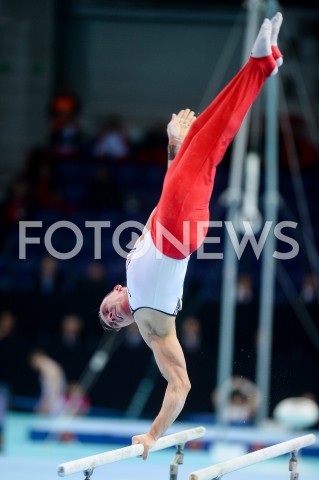  10.04.2019 SZCZECIN<br />
8. MISTRZOSTWA EUROPY W GIMNASTYCE SPORTOWEJ KOBIET I MEZCZYZN<br />
DZIEN 1 - KWALIFIKACJE MEZCZYZN<br />
8th European Championships in Artistic Gymnastics<br />
Day 1 - Men Qualifications<br />
N/Z LUKASZ BORKOWSKI<br />
 