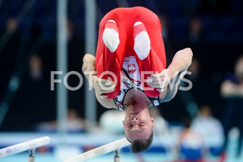  10.04.2019 SZCZECIN<br />
8. MISTRZOSTWA EUROPY W GIMNASTYCE SPORTOWEJ KOBIET I MEZCZYZN<br />
DZIEN 1 - KWALIFIKACJE MEZCZYZN<br />
8th European Championships in Artistic Gymnastics<br />
Day 1 - Men Qualifications<br />
N/Z LUKASZ BORKOWSKI<br />
 