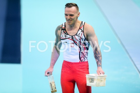  10.04.2019 SZCZECIN<br />
8. MISTRZOSTWA EUROPY W GIMNASTYCE SPORTOWEJ KOBIET I MEZCZYZN<br />
DZIEN 1 - KWALIFIKACJE MEZCZYZN<br />
8th European Championships in Artistic Gymnastics<br />
Day 1 - Men Qualifications<br />
N/Z LUKASZ BORKOWSKI<br />
 