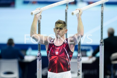  10.04.2019 SZCZECIN<br />
8. MISTRZOSTWA EUROPY W GIMNASTYCE SPORTOWEJ KOBIET I MEZCZYZN<br />
DZIEN 1 - KWALIFIKACJE MEZCZYZN<br />
8th European Championships in Artistic Gymnastics<br />
Day 1 - Men Qualifications<br />
N/Z ROMAN KULESZA<br />
 