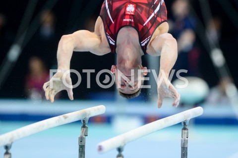  10.04.2019 SZCZECIN<br />
8. MISTRZOSTWA EUROPY W GIMNASTYCE SPORTOWEJ KOBIET I MEZCZYZN<br />
DZIEN 1 - KWALIFIKACJE MEZCZYZN<br />
8th European Championships in Artistic Gymnastics<br />
Day 1 - Men Qualifications<br />
N/Z ROMAN KULESZA<br />
 