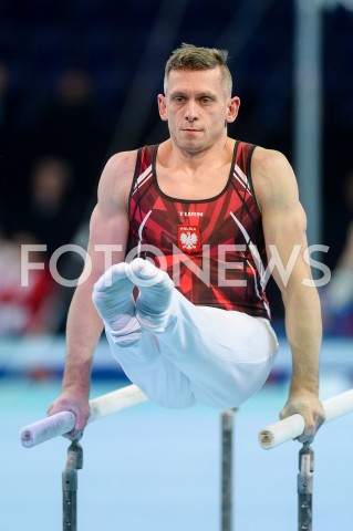  10.04.2019 SZCZECIN<br />
8. MISTRZOSTWA EUROPY W GIMNASTYCE SPORTOWEJ KOBIET I MEZCZYZN<br />
DZIEN 1 - KWALIFIKACJE MEZCZYZN<br />
8th European Championships in Artistic Gymnastics<br />
Day 1 - Men Qualifications<br />
N/Z ROMAN KULESZA<br />
 