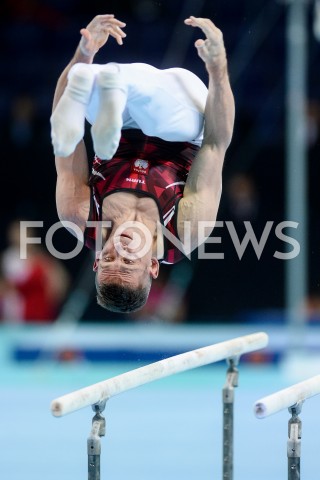  10.04.2019 SZCZECIN<br />
8. MISTRZOSTWA EUROPY W GIMNASTYCE SPORTOWEJ KOBIET I MEZCZYZN<br />
DZIEN 1 - KWALIFIKACJE MEZCZYZN<br />
8th European Championships in Artistic Gymnastics<br />
Day 1 - Men Qualifications<br />
N/Z ROMAN KULESZA<br />
 