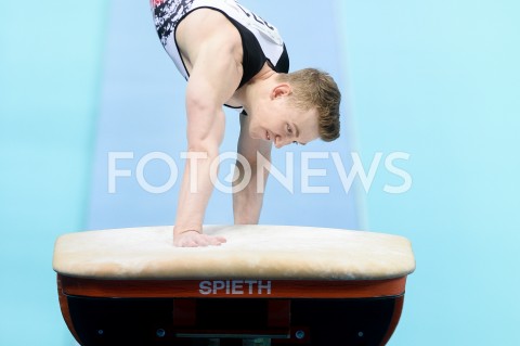  10.04.2019 SZCZECIN<br />
8. MISTRZOSTWA EUROPY W GIMNASTYCE SPORTOWEJ KOBIET I MEZCZYZN<br />
DZIEN 1 - KWALIFIKACJE MEZCZYZN<br />
8th European Championships in Artistic Gymnastics<br />
Day 1 - Men Qualifications<br />
N/Z NILS DUNKEL<br />
 