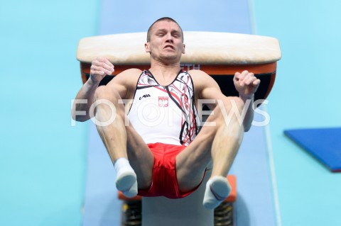  10.04.2019 SZCZECIN<br />
8. MISTRZOSTWA EUROPY W GIMNASTYCE SPORTOWEJ KOBIET I MEZCZYZN<br />
DZIEN 1 - KWALIFIKACJE MEZCZYZN<br />
8th European Championships in Artistic Gymnastics<br />
Day 1 - Men Qualifications<br />
N/Z FILIP SASNAL<br />
 