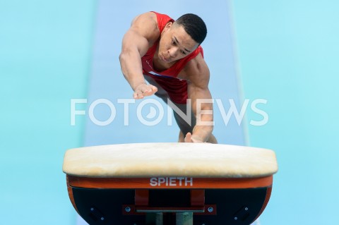  10.04.2019 SZCZECIN<br />
8. MISTRZOSTWA EUROPY W GIMNASTYCE SPORTOWEJ KOBIET I MEZCZYZN<br />
DZIEN 1 - KWALIFIKACJE MEZCZYZN<br />
8th European Championships in Artistic Gymnastics<br />
Day 1 - Men Qualifications<br />
N/Z JOE FRASER<br />
 